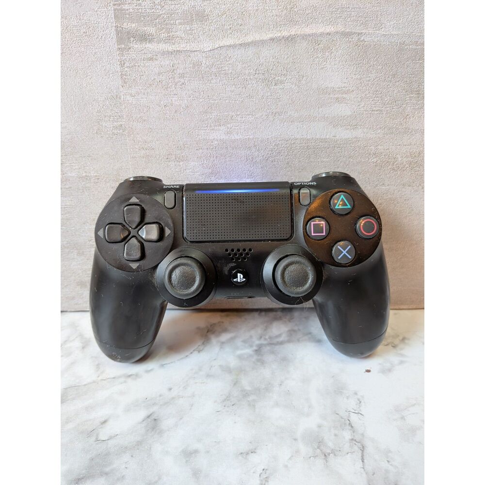 Sony PS4 DualShock 4 Wireless Controller Black CUH-ZCT2U Tested Stick Drift